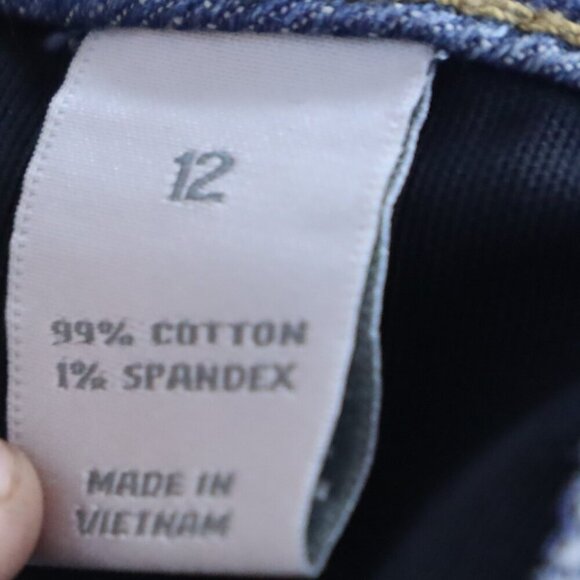 MED WASH JEANS 12 Fashion Bug Bootcut Classic Y2K Vintage 90s Work Casual Denim - Picture 2 of 8